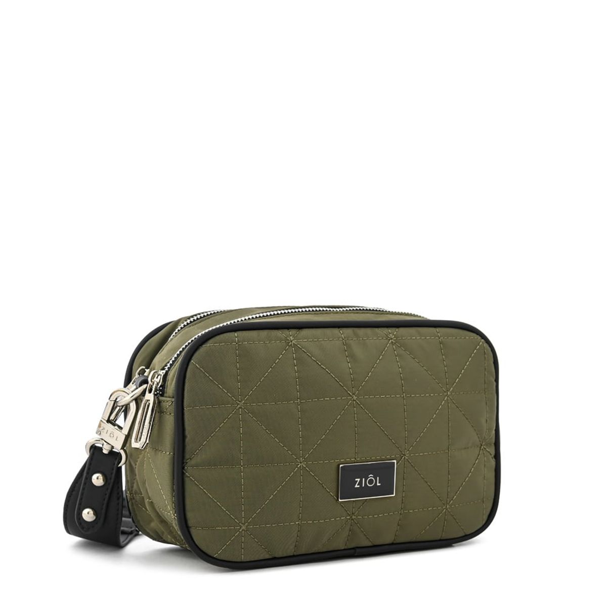 ZIOL - Cartera bandolera saida mediana verde oliva