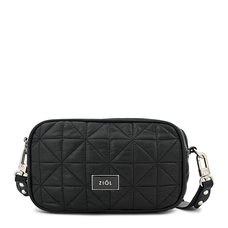 ZIOL - Cartera bandolera mediana saida negro especial