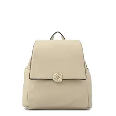 ZIOL - Mochila con tapa mediana agata beige