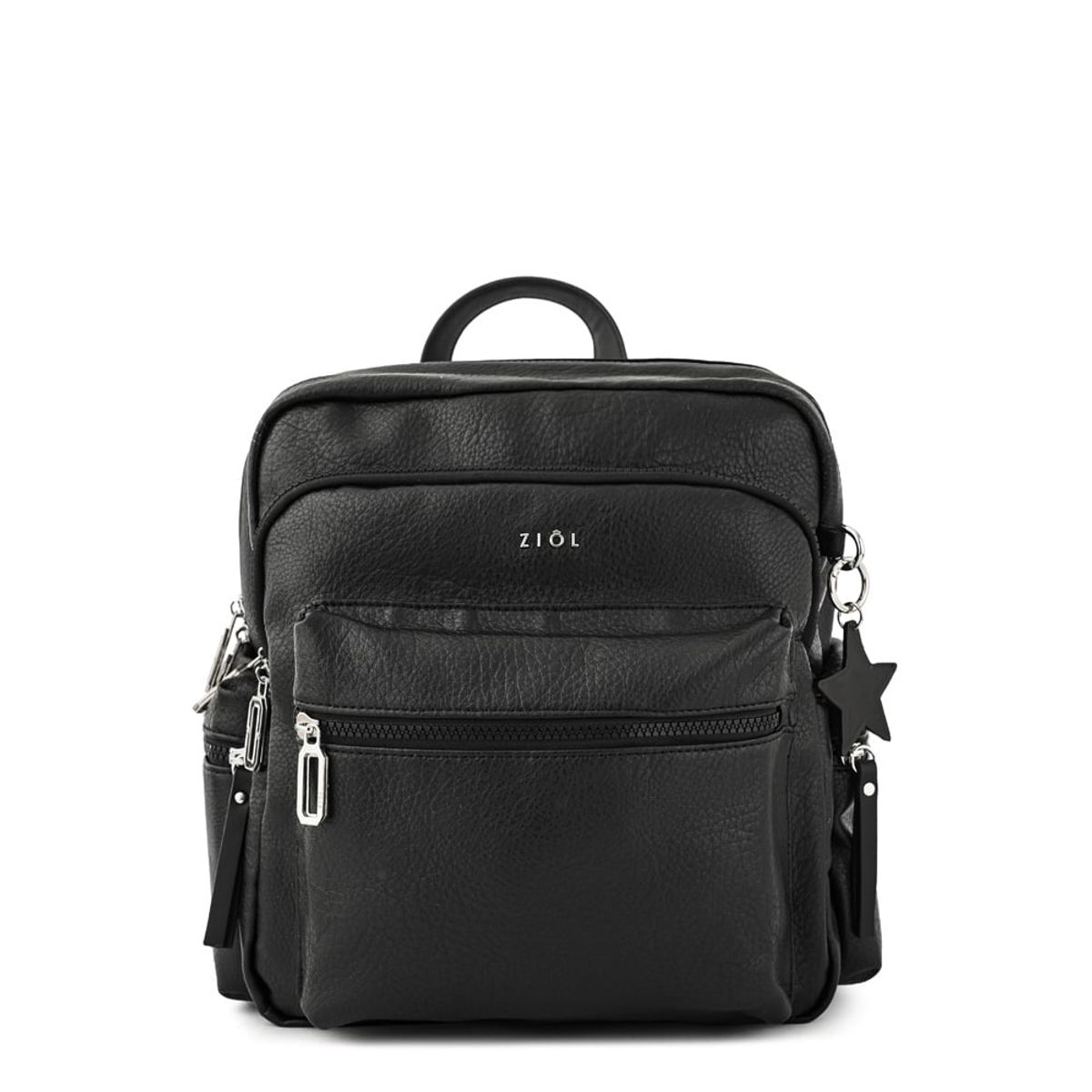ZIOL - Mochila ronnie mediana negro