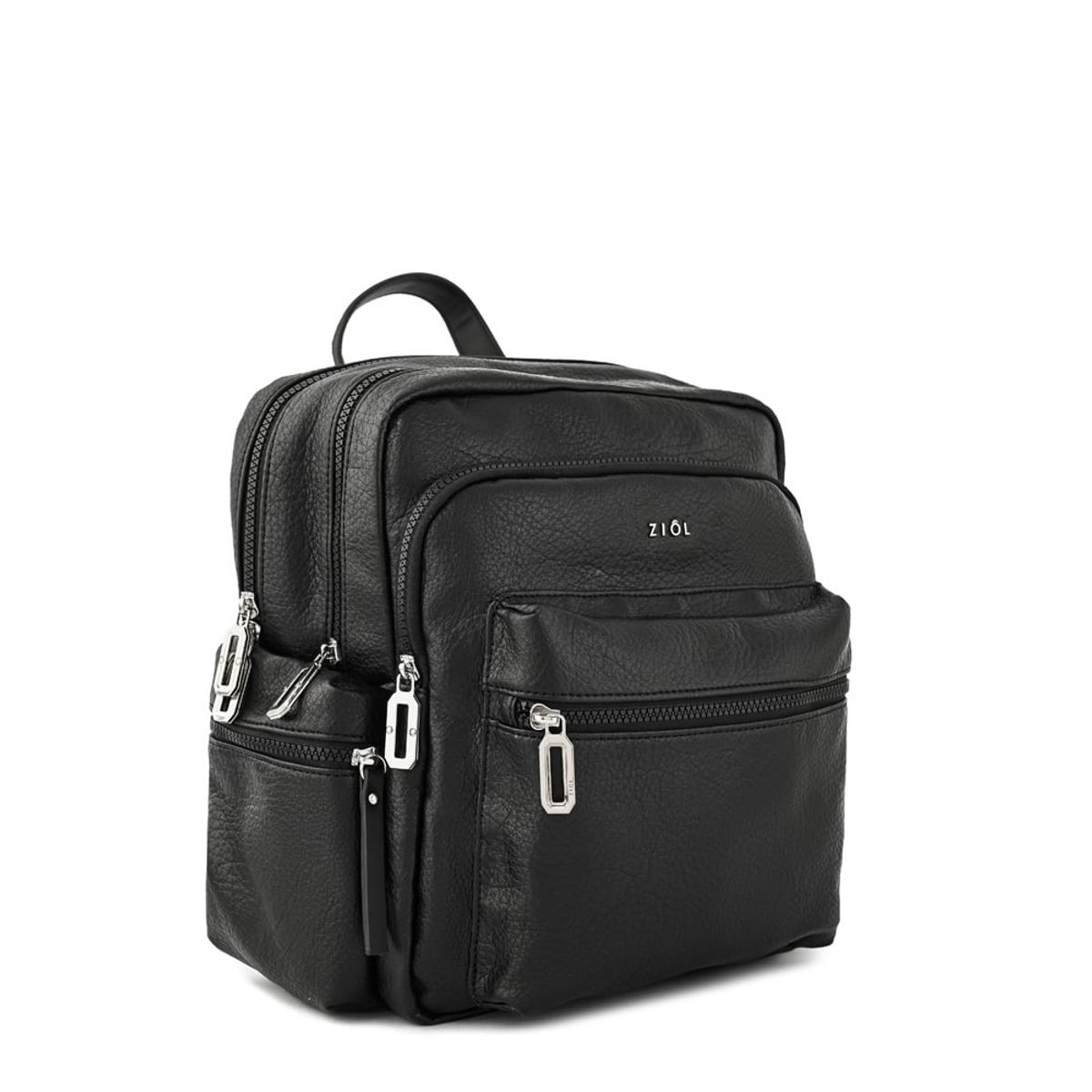 ZIOL - Mochila ronnie mediana negro
