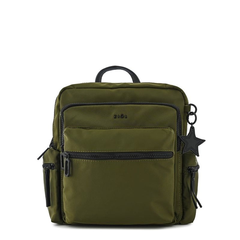 ZIOL - Mochila mediana ronnie verde oliva