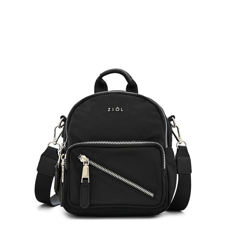 ZIOL - Mochila pequeña lychee negro