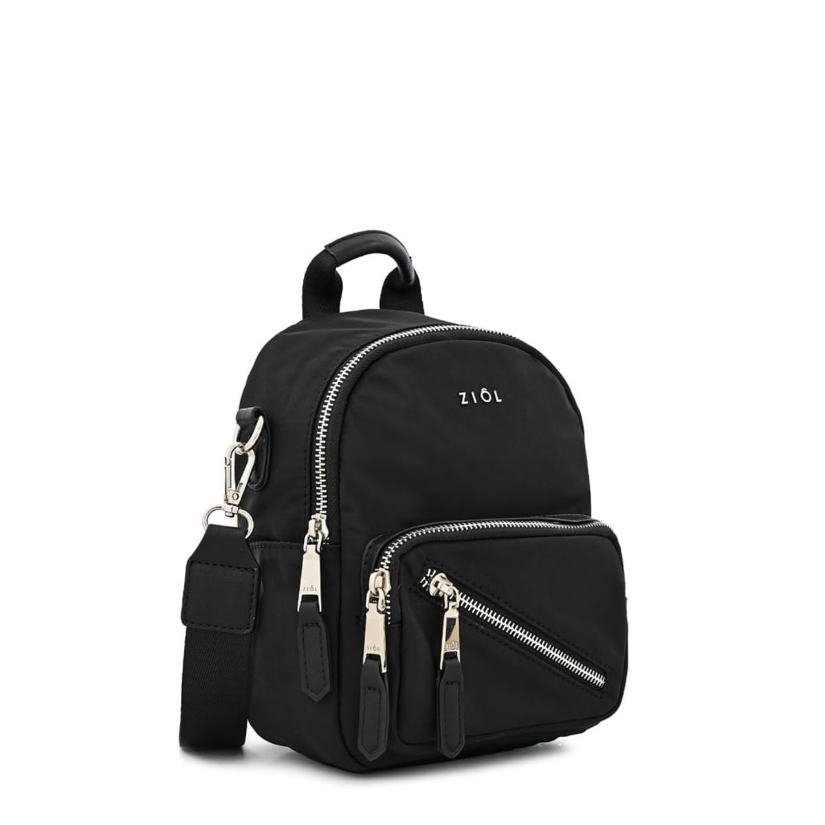 ZIOL - Mochila lychee pequeña negro