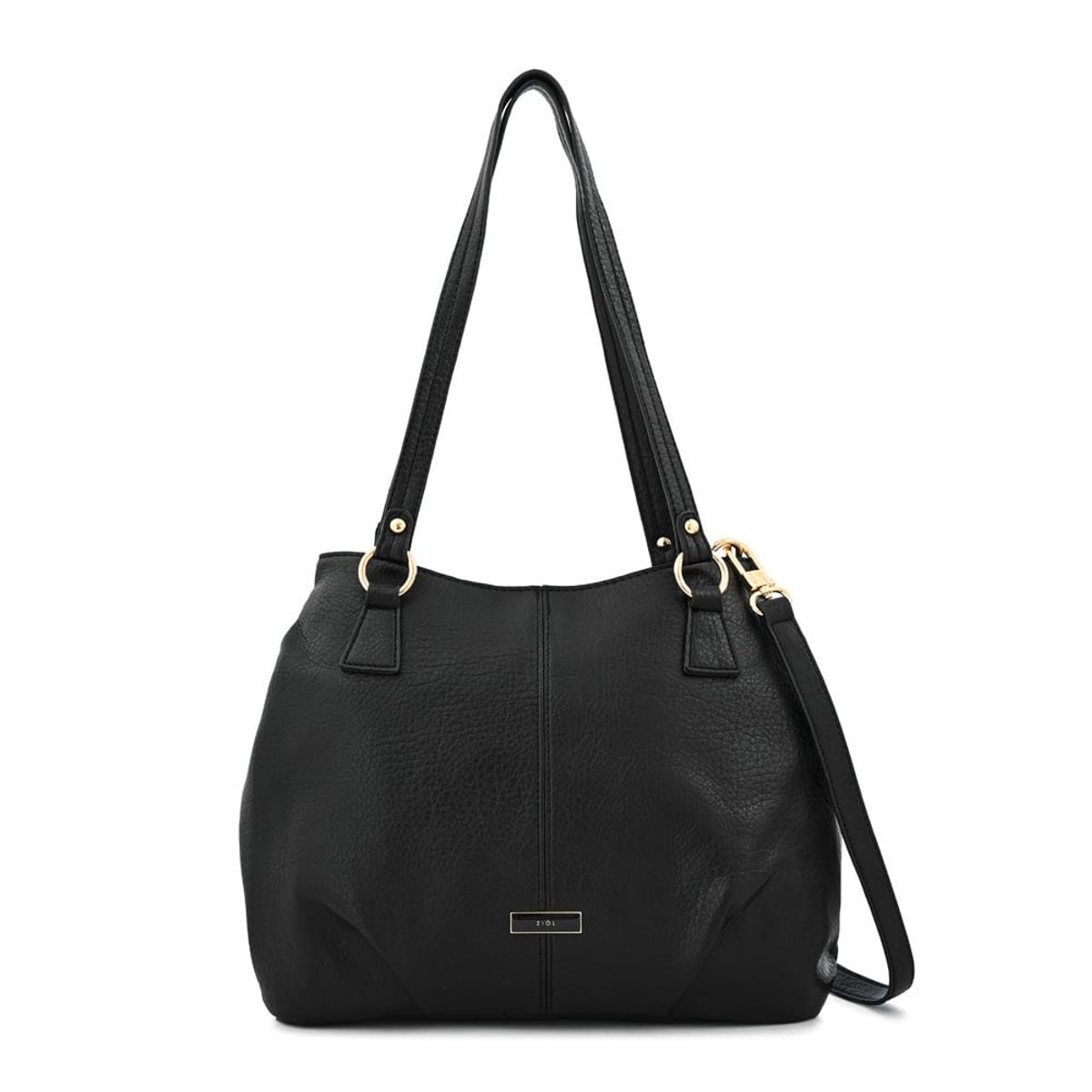 ZIOL - Cartera tote tres divisiones zahara grande negro