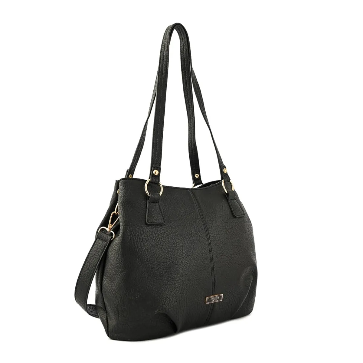 ZIOL - Cartera tote tres divisiones zahara grande negro