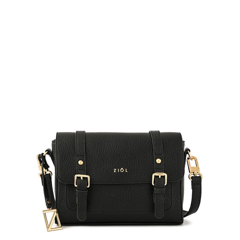 ZIOL - Cartera bandolera pequeña angie negro especial