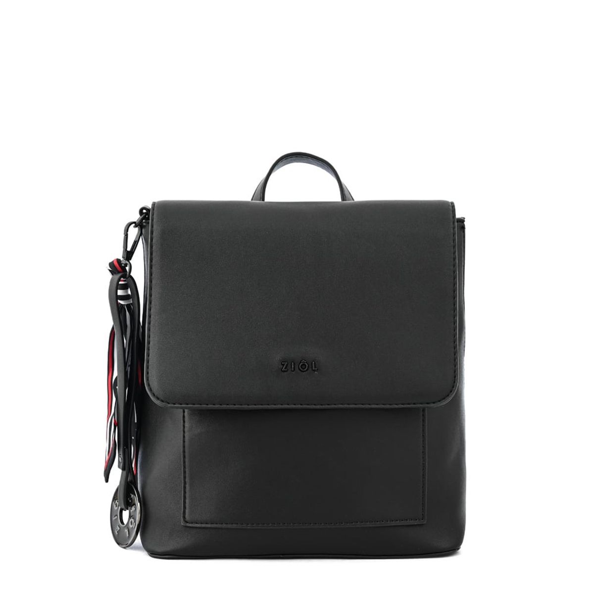 ZIOL - Mochila con tapa raina pequeña negro especial