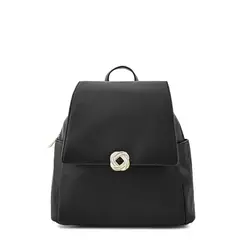 ZIOL - Mochila con tapa mediana agata negro especial
