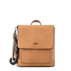 ZIOL - Mochila con tapa pequeña raina camel