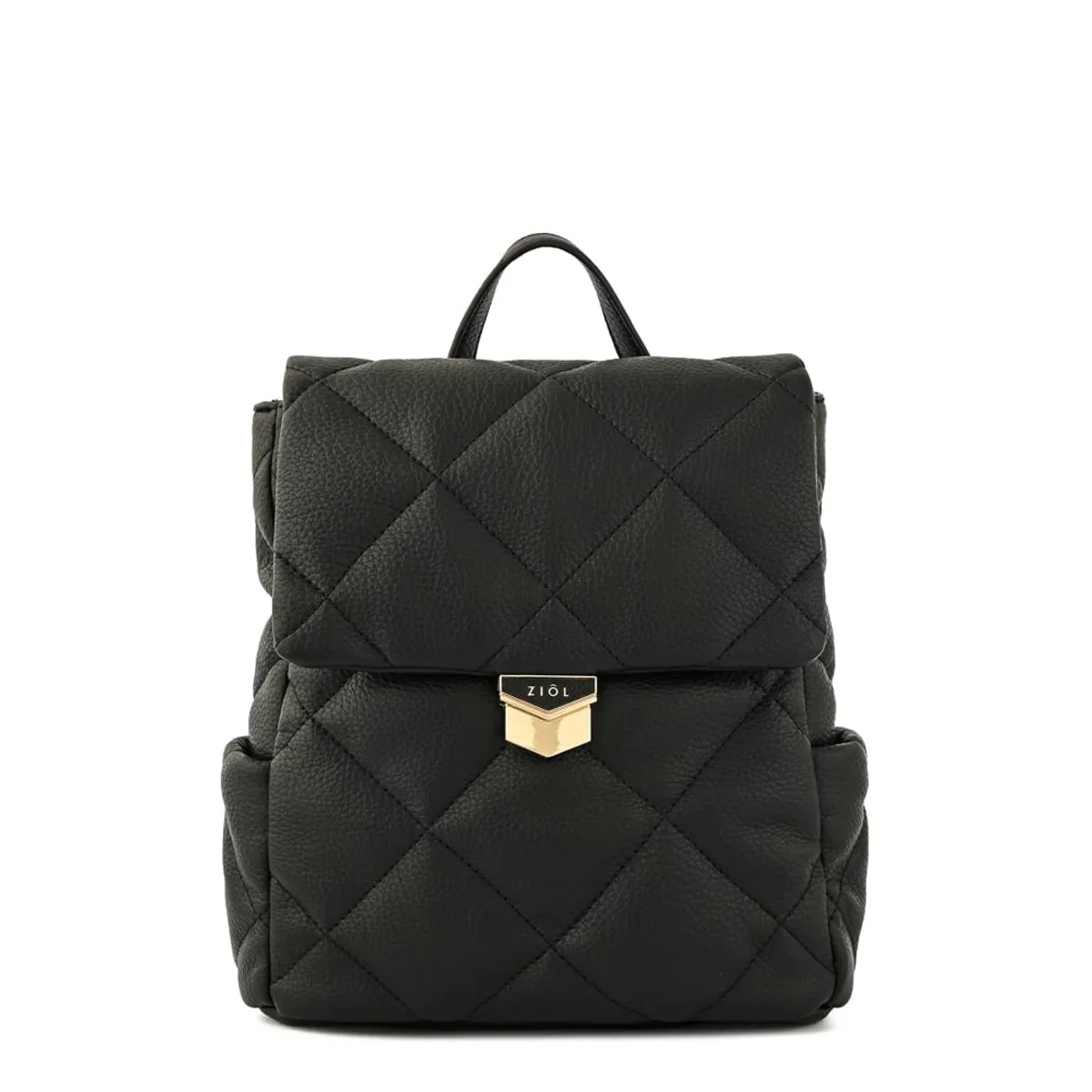 ZIOL - Mochila con tapa liesel mediana negro especial