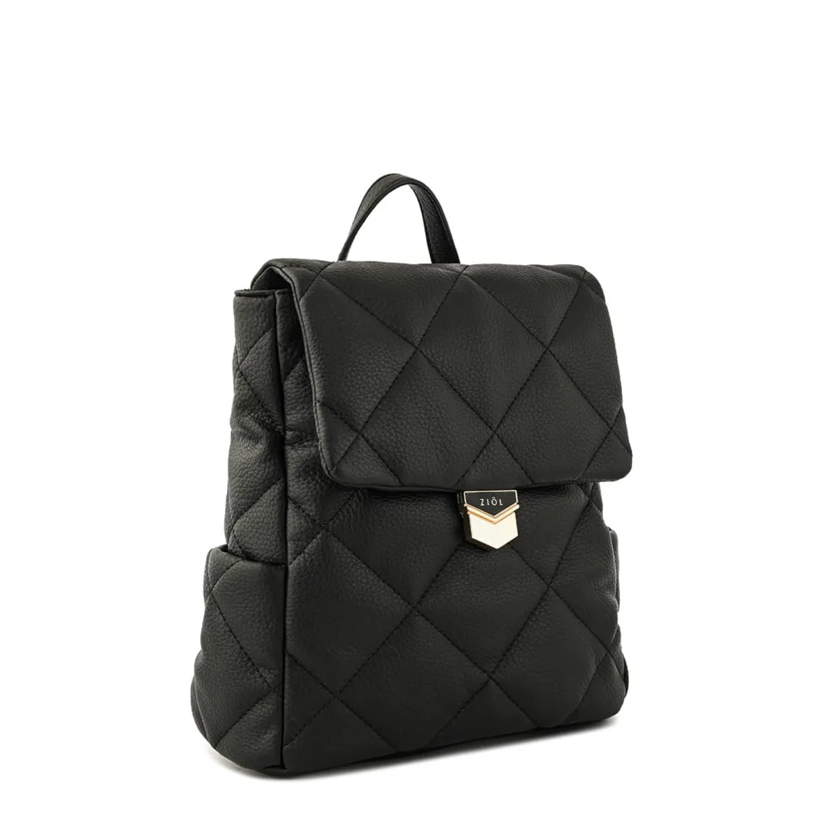 ZIOL - Mochila con tapa liesel mediana negro especial
