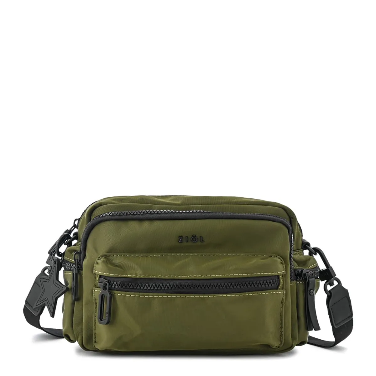 ZIOL - Cartera bandolera ronnie pequeña verde oliva