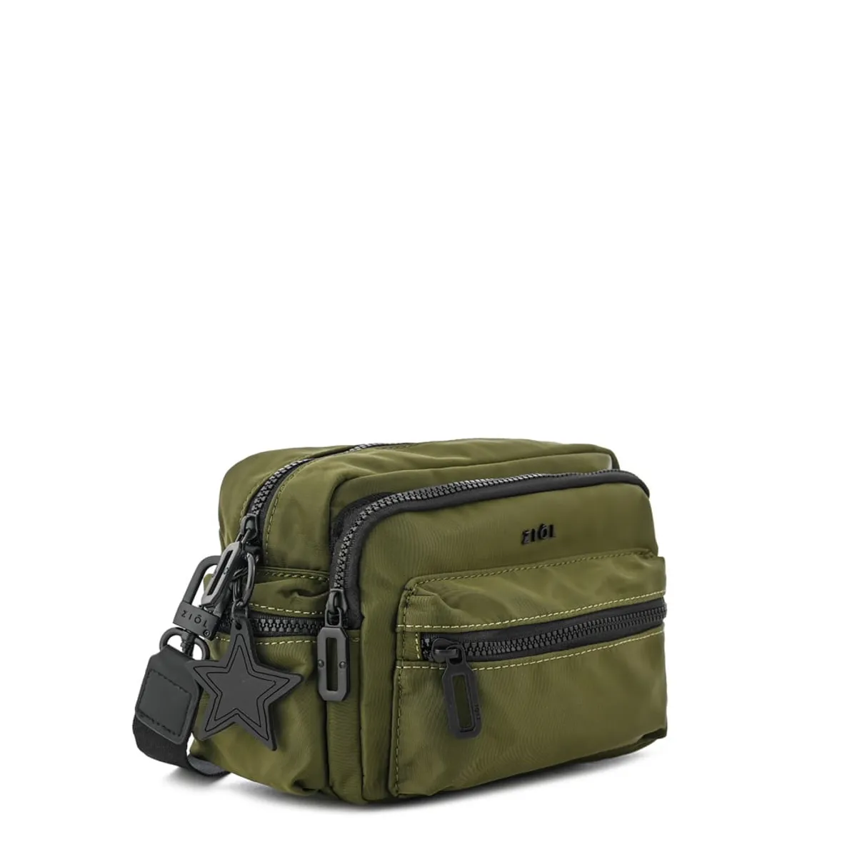 ZIOL - Cartera bandolera ronnie pequeña verde oliva