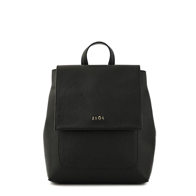 ZIOL - Mochila con tapa mediana callie negro especial