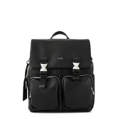 ZIOL - Mochila con tapa mediana odelia negro especial