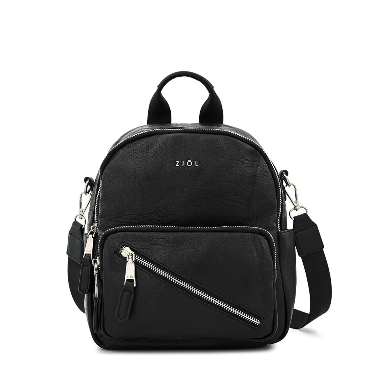 ZIOL - Mochila lychee pequeña negro especial