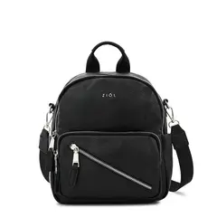 ZIOL - Mochila pequeña lychee negro especial
