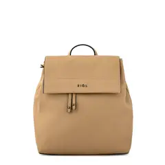 ZIOL - Mochila con tapa mediana tiaré beige