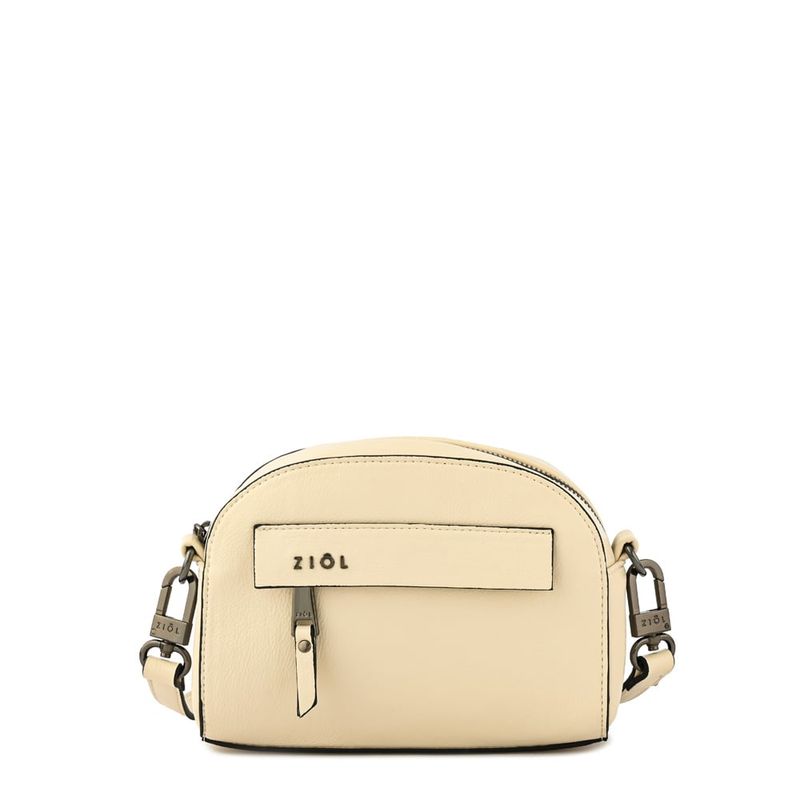 ZIOL - Cartera bandolera pequeña kinsley blanco crudo
