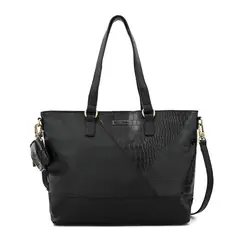 ZIOL - Cartera dos asas grande sira negro