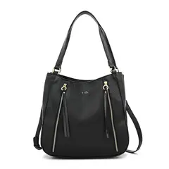 ZIOL - Cartera tote tres divisiones grande ozzy negro especial