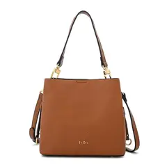 ZIOL - Cartera bandolera mediana ariadna café