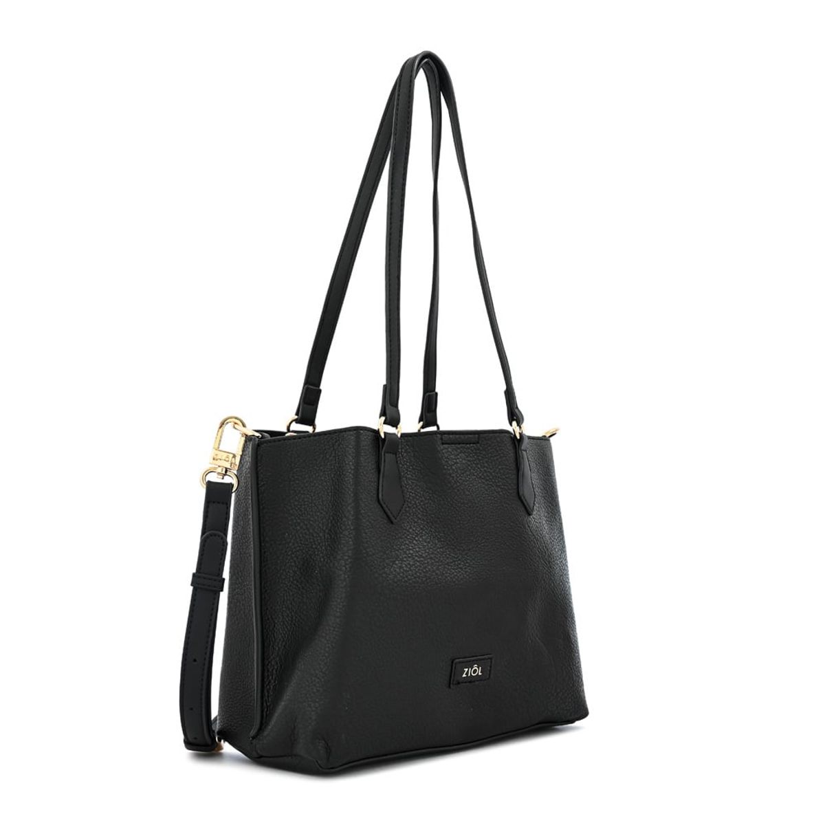ZIOL - Cartera tote viviene mediana negro