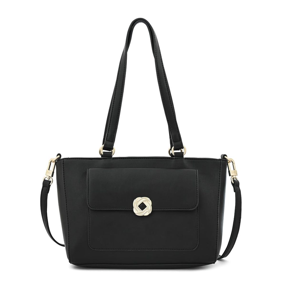 ZIOL - Cartera tote agata mediana negro especial