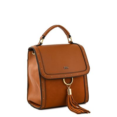 Imagen 2 del producto Mochila con tapa kira pequeña café