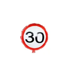 GENERICO - Globo Rojo Con Blanco 30