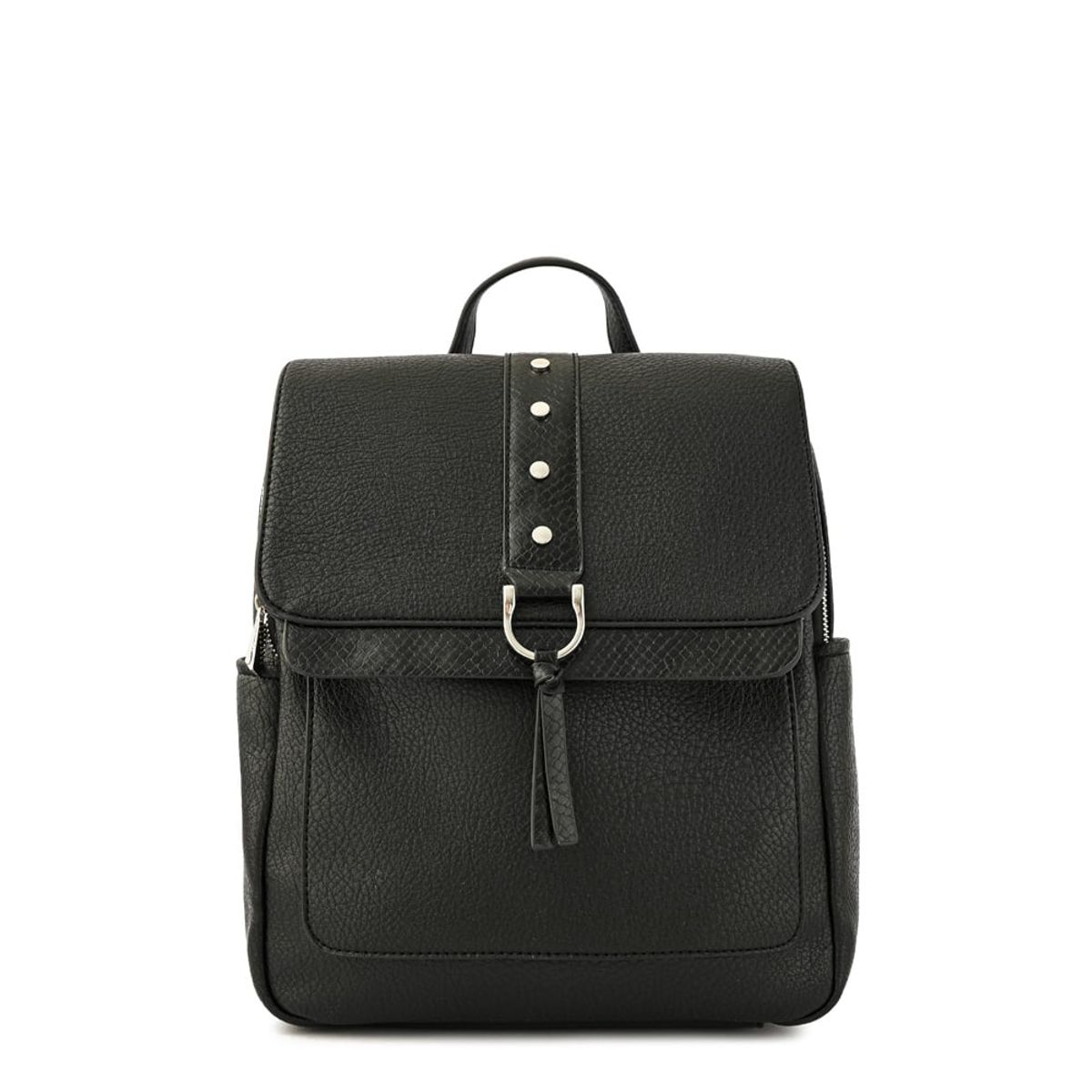 ZIOL - Mochila con tapa althea mediana negro especial