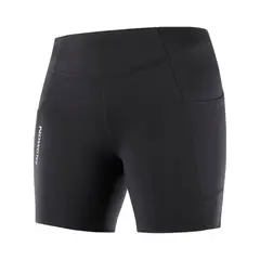 SALOMON - Calza Corta Mujer Cross Run Negro