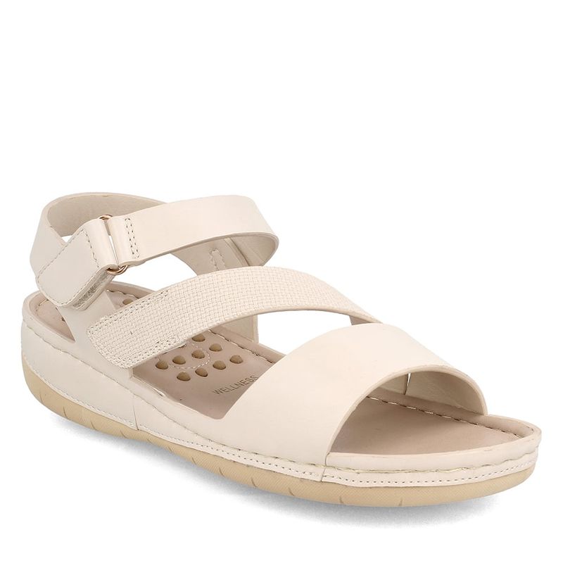 BATA - Sandalia Mujer Bata Cuyler Beige Broche
