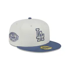 NEW ERA - Gorro 59fifty MLB Los Angeles Dodgers Wavy Chainstitch White
