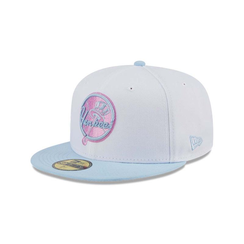 NEW ERA - Gorro 59fifty MLB New York Yankees Color Pack White