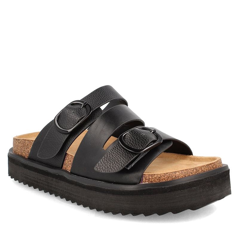 BATA - Sandalia Mujer Bata Trini Negro.