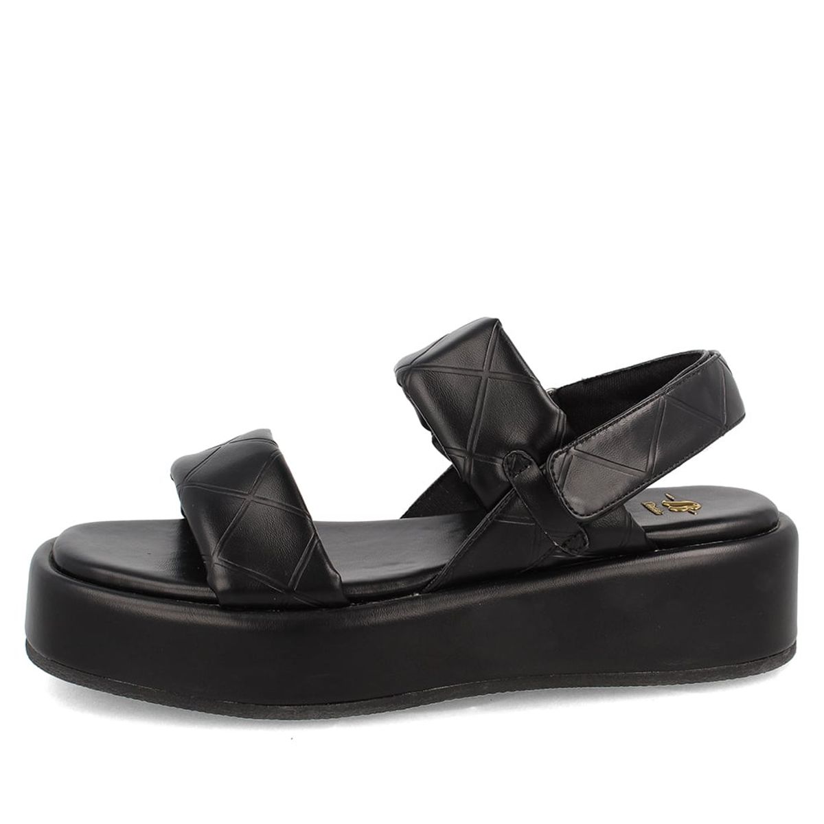 BATA - Sandalia Mujer Bata Crystal Negro Broche