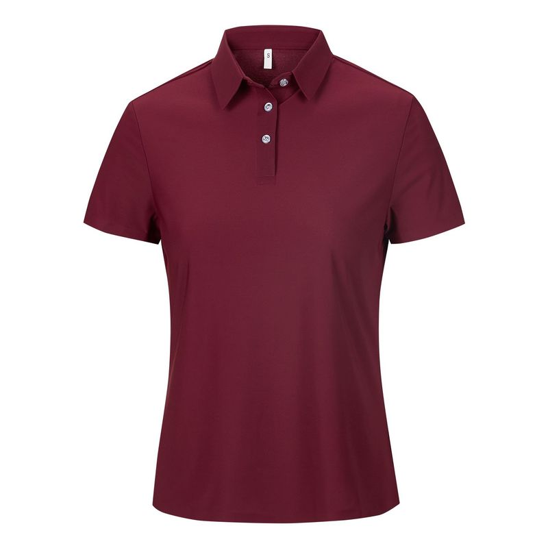 ANDESLAND OUTDOOR APPAREL - Polera Dry Fit Ultra Manga Corta Ruppell Burdeo Mujer