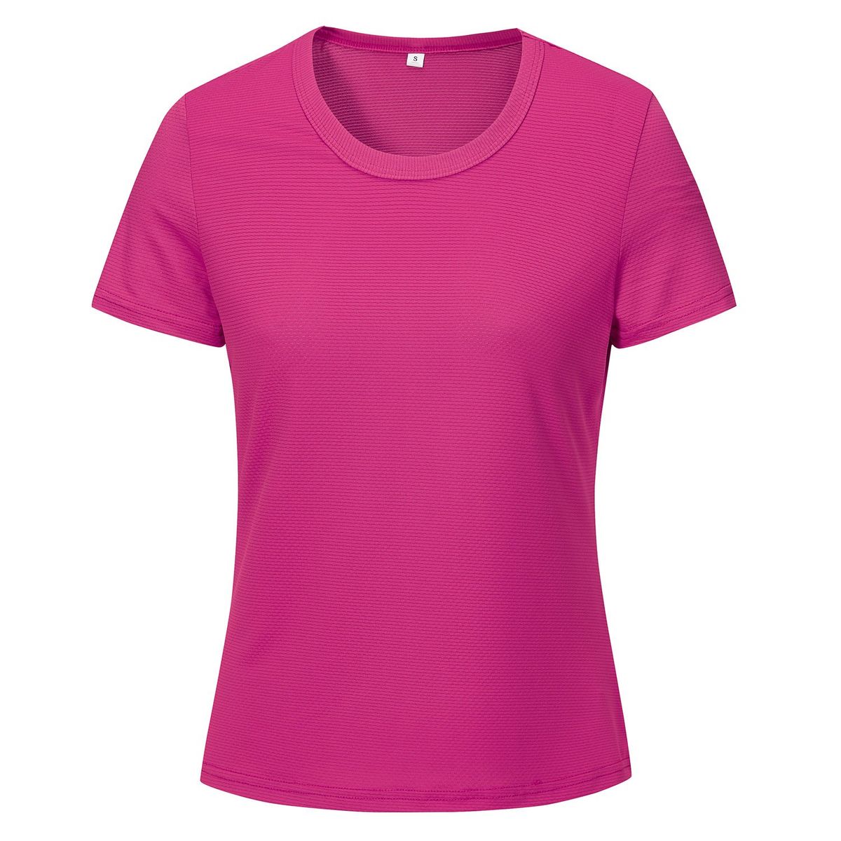 ANDESLAND OUTDOOR APPAREL - Polera Dry Fit Microperforado Manga Corta Sechurano Fucsia Mujer