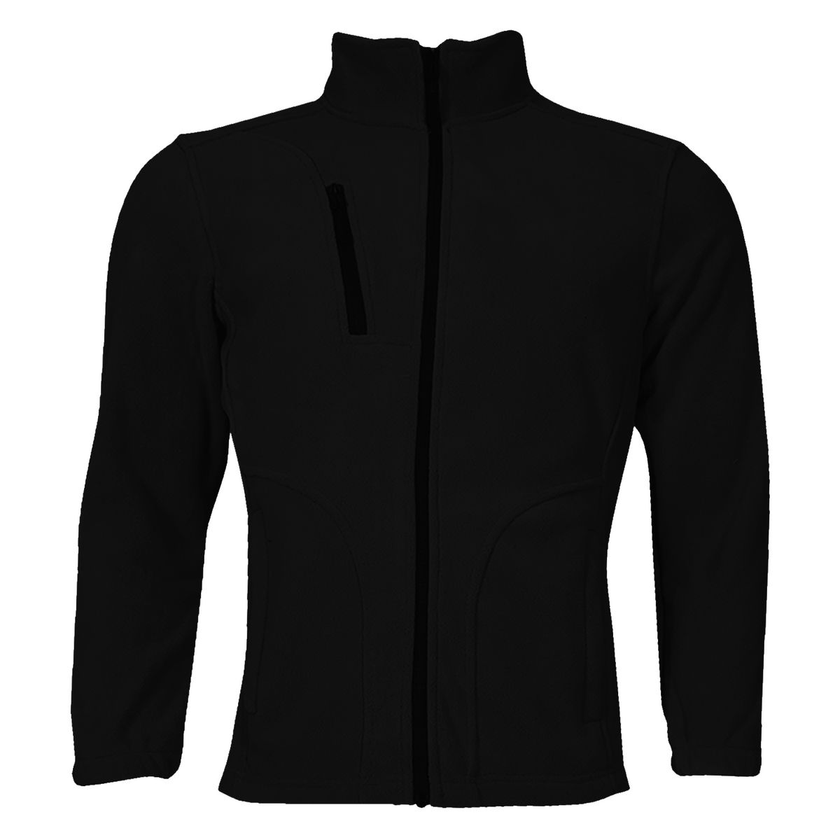 ANDESLAND OUTDOOR APPAREL - Polerón Polar Comfy Chilla Negro Hombre