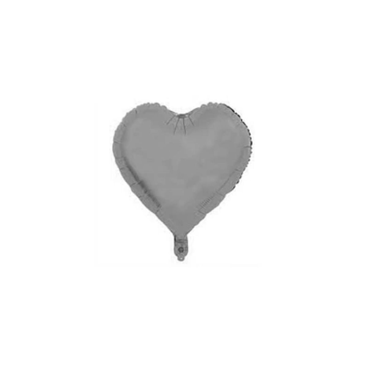 GENERICO - Globo Metalizado Corazón Gris