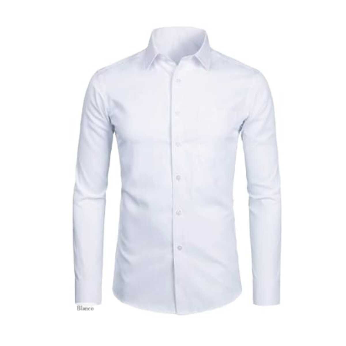 GENERICO - Camisa Formal Manga Larga de Hombre