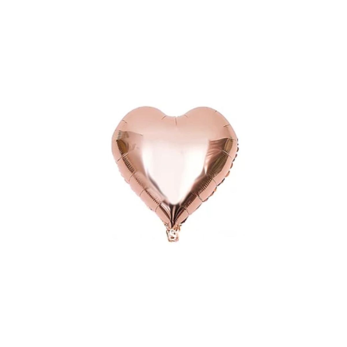 GENERICO - Globo Corazón Oro Rosa 18 pulgadas