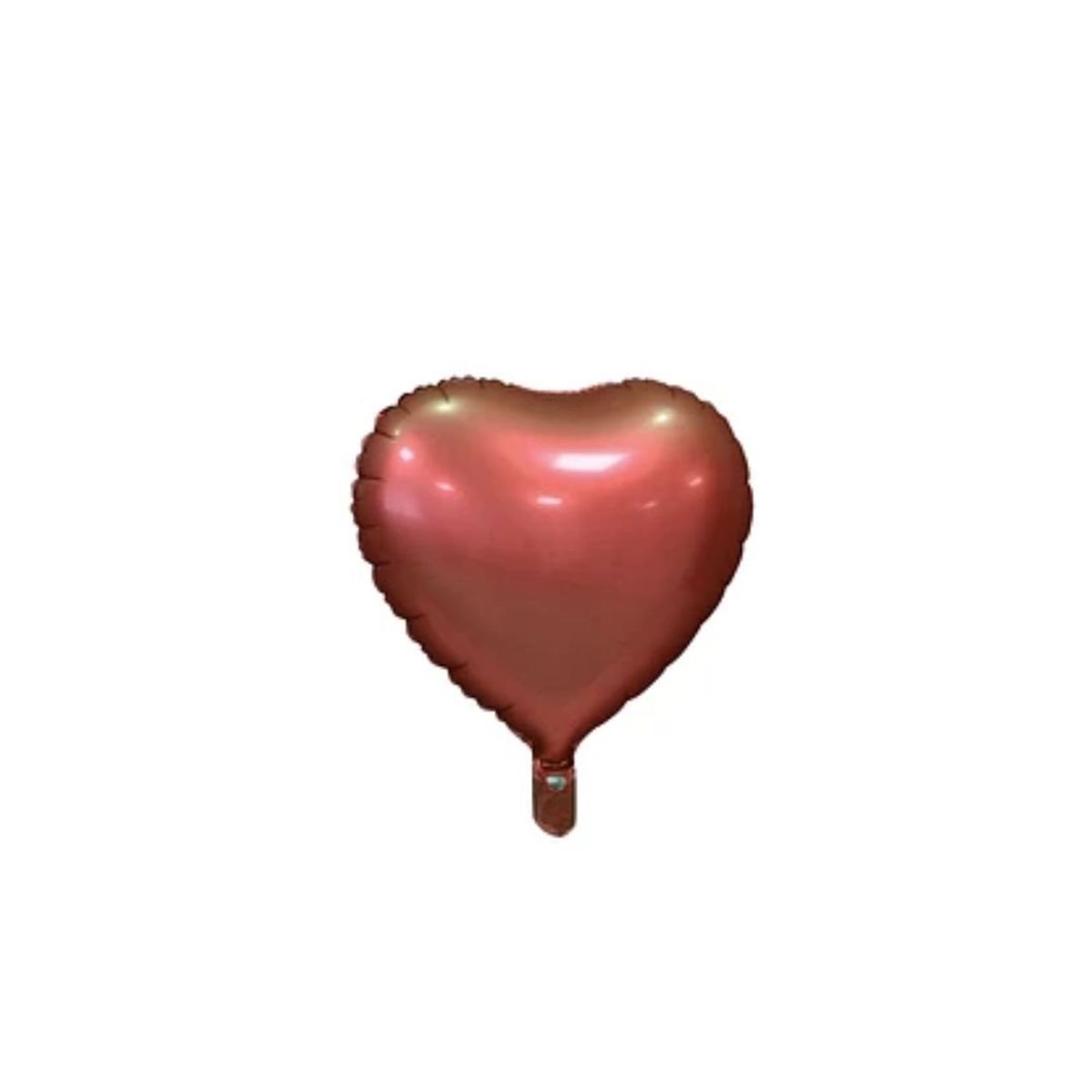GENERICO - Globo Corazón Cromado Bronce