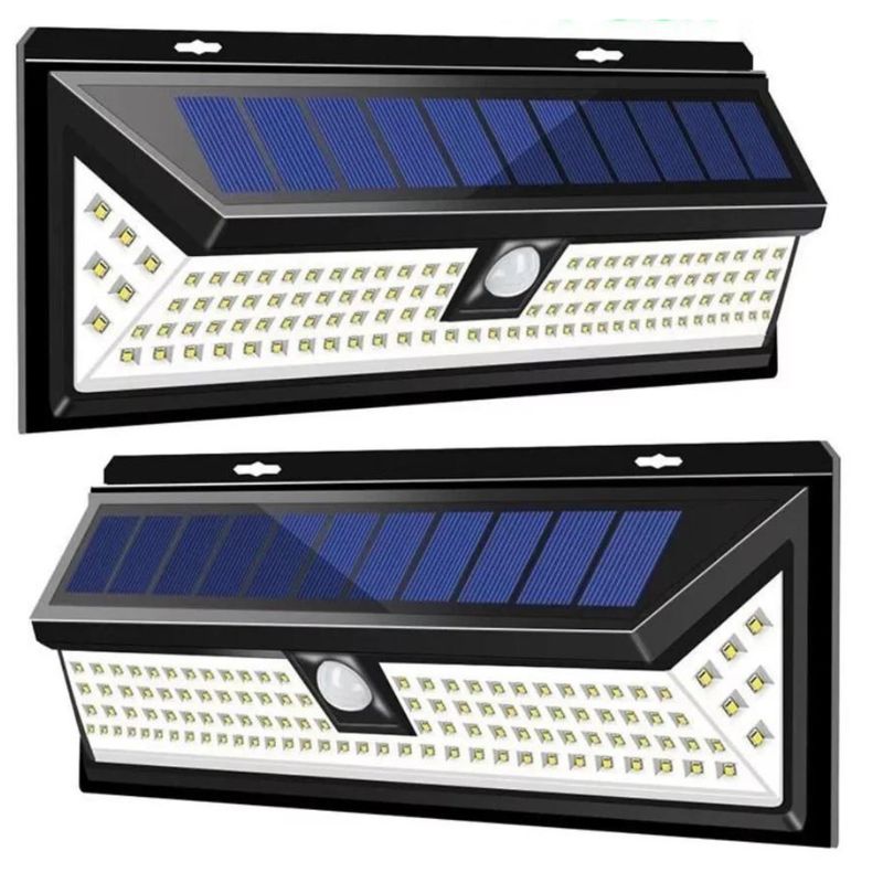 GENERICO - Lámpara Ancha de Pared LED Solar