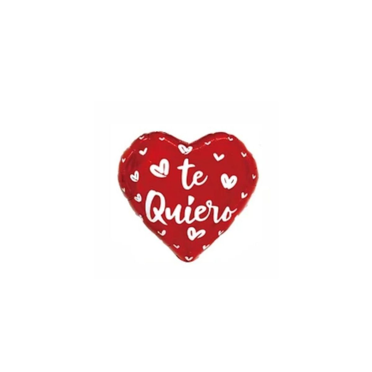 GENERICO - Globo Metálico Corazón Rojo Te Quiero 45cm