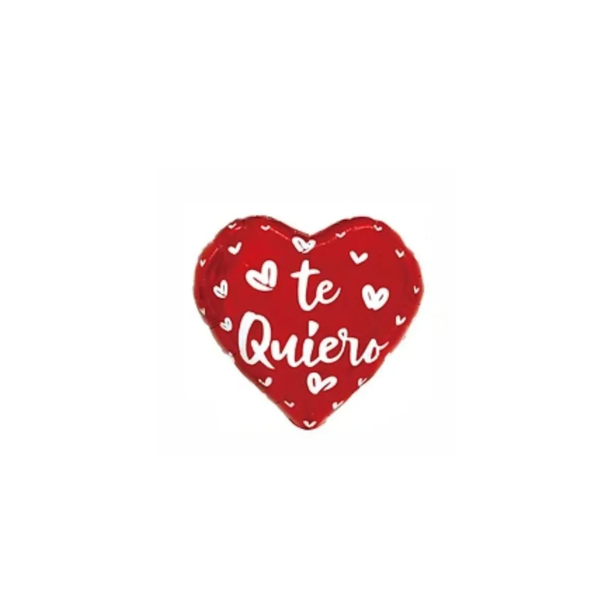 GENERICO - Globo Metálico Corazón Rojo Te Quiero 45cm