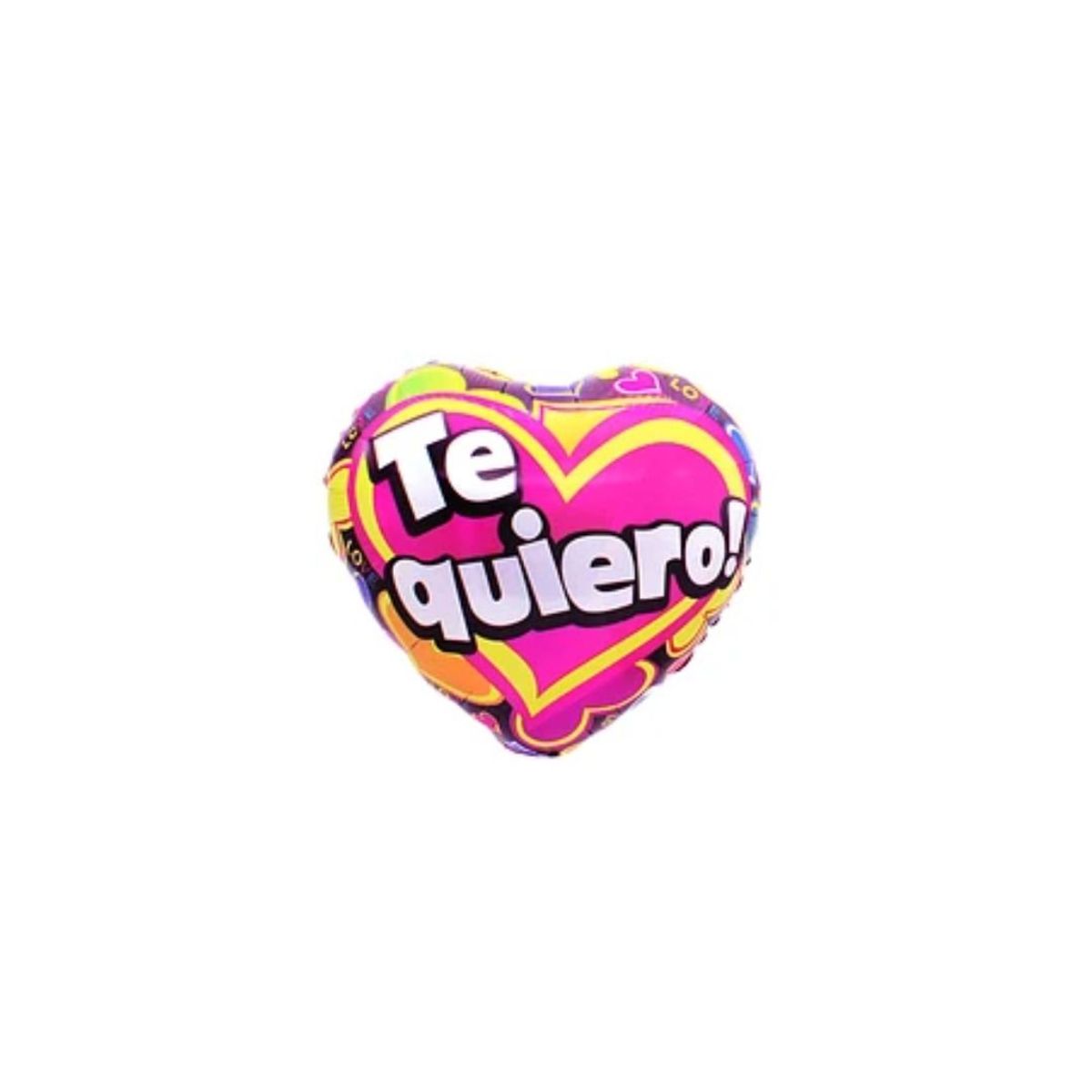 GENERICO - Globo Metalizado Corazón Te Quiero 45cm