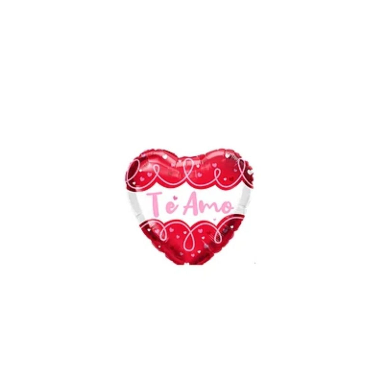 GENERICO - Globo Metálico Corazón Te Amo 45cm